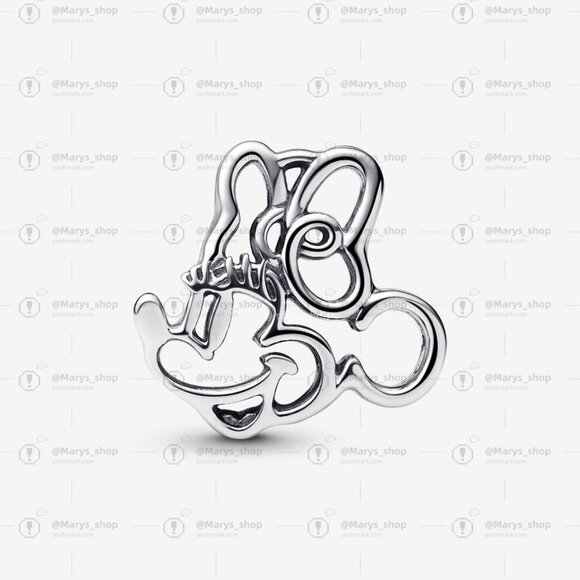 Pandora Disney Minnie Mouse Openwork Charm|Pendant - Picture 1 of 6
